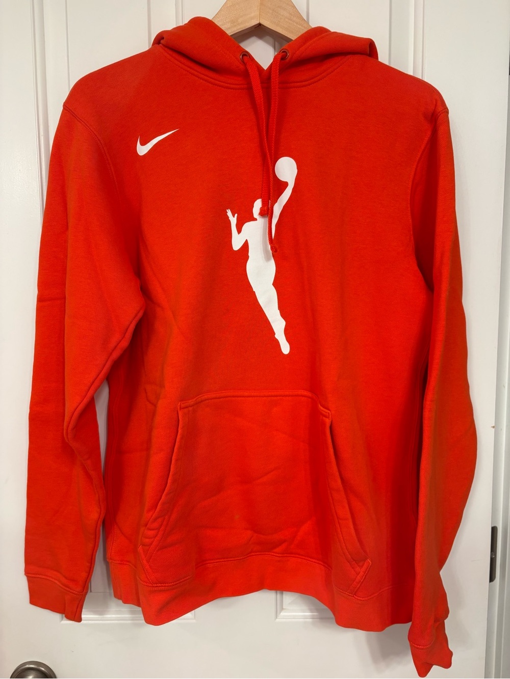 Nike Women's Orange Hoodie with WNBA Logo | Medium - Picture 3 of 7